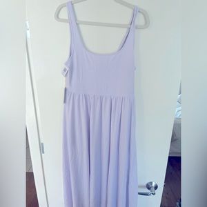 Wilfred/Aritzia Market Midi Dress (Ice Lavender)